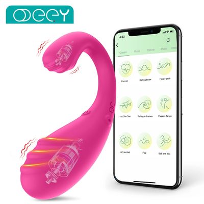 Dual Motor APP Bluetooth Control Vagina Vibrators Clitoral G Spot Vibrating Stimulator Wearable Anal Massager Sex Toys for Women_img_0