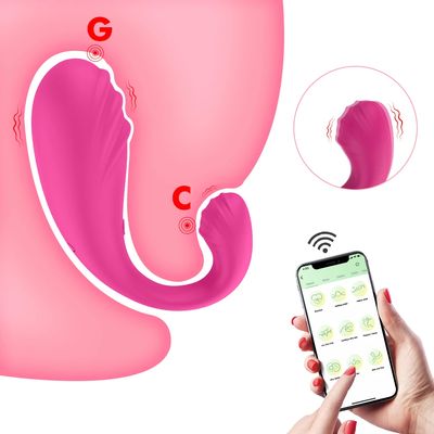 Dual Motor APP Bluetooth Control Vagina Vibrators Clitoral G Spot Vibrating Stimulator Wearable Anal Massager Sex Toys for Women_img_1