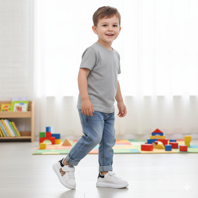 Kids Trendy Cute Bear Design Sneakers (1 to 5 years) for yours ANGEL_img_1