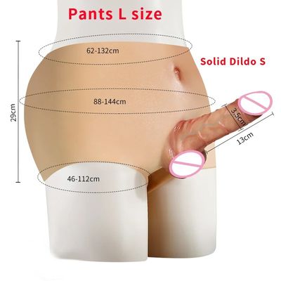 Realistic Silicone Hollow Dildo for Men Skin Feeling Solid Penis Dildo For Pants Strapon Panties Sex Toy for Couples Lesbian Gay_img_4