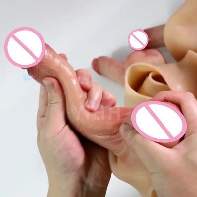 Realistic Silicone Hollow Dildo for Men Skin Feeling Solid Penis Dildo For Pants Strapon Panties Sex Toy for Couples Lesbian Gay_img_6