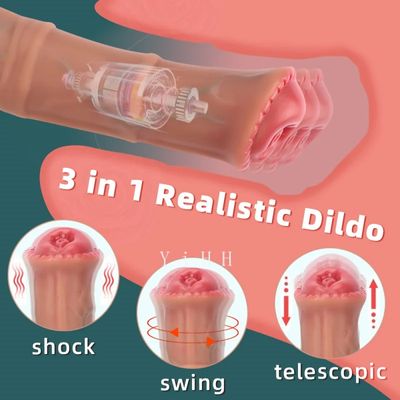 Remote control Thrusting Dildo Vibrator G Spot Clitoral Stimulator Big Horse Penis Telescopic Heating Vibrator Sex Toy For Women_img_5