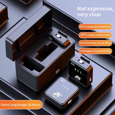 SX63 Collar Wireless Mic Lavalier Mini Lapel Microphone_img_1