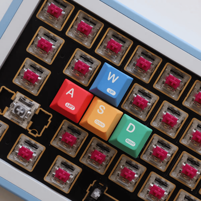 Colorful WASD Keycaps - Set of 4 Keys_img_0