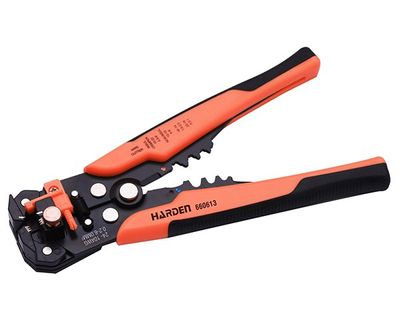 HARDEN 6" Automatic Wire Stripper, 0.2 - 6 mm2,  Automatic Cable Wire Stripper Crimping Plier Self Adjusting Crimper For Electrician Crimping 660613_img_1
