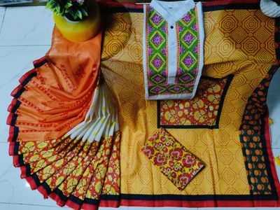 Sharee Panjabi Couple with Blouse Piece_img_4
