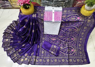 Sharee Panjabi Couple with Blouse Piece_img_14