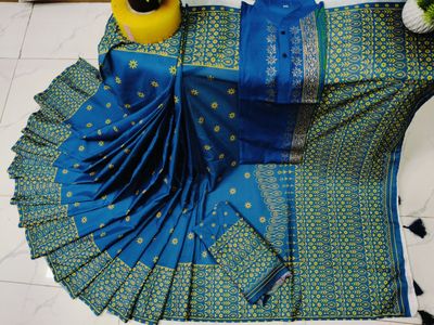 Sharee Panjabi Couple with Blouse Piece_img_16