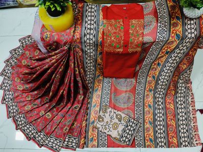 Sharee Panjabi Couple with Blouse Piece_img_18