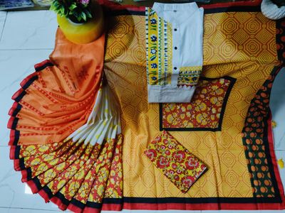 Sharee Panjabi Couple with Blouse Piece_img_20
