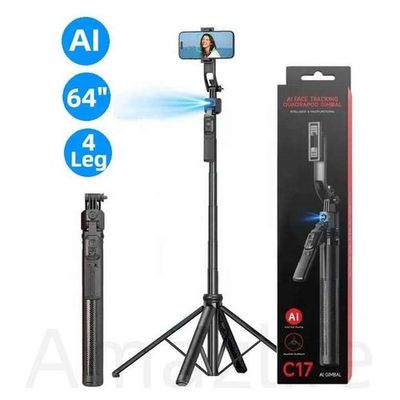 YE C17 Ai Face Tracking Gimbal Selfie Stick Tripod_img_0