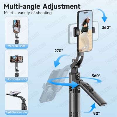 YE C17 Ai Face Tracking Gimbal Selfie Stick Tripod_img_6