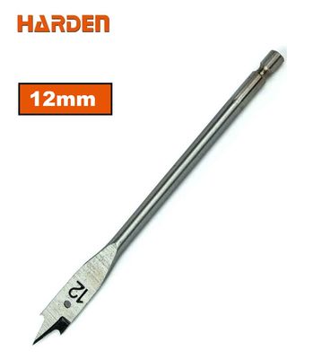 HARDEN Flat Wood Bit, ( 10 | 12 | 14 | 16 | 18 | 19 | 20 | 22 | 25mm ), length 150mm, 1/4" hex shank; 613010_img_4