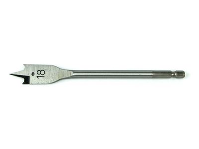 HARDEN Flat Wood Bit, ( 10 | 12 | 14 | 16 | 18 | 19 | 20 | 22 | 25mm ), length 150mm, 1/4" hex shank; 613010_img_10