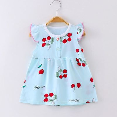 🌼 Children's Princess Dress – Soft Cotton Silk for Summer_img_0