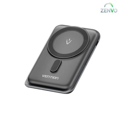 VENTION FHNW0 20W 10000mAh Magnetic Wireless Power Bank – Black_img_0