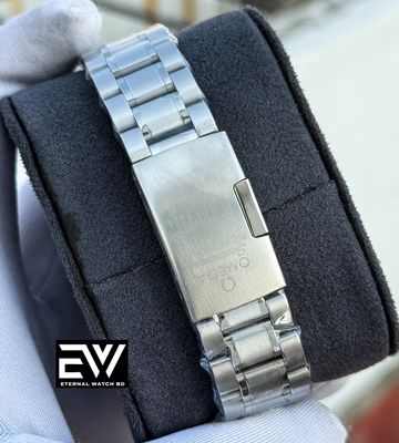OMEGA SEAMASTER SILVER CHAIN WHITE DIAL BLACK SUB_img_3
