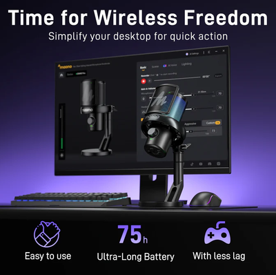 Maono DM40 PRO USB Wireless Gaming Desktop Microphone_img_0