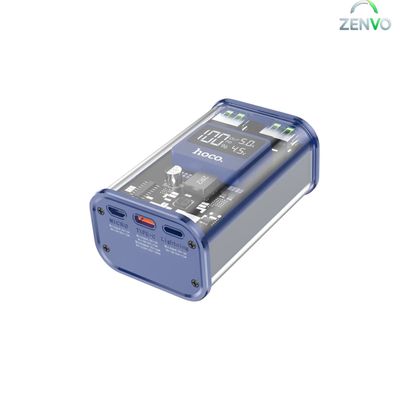 Hoco J105 10000mAh 22.5W Fast Charging Digital Display Power Bank – Blue_img_0