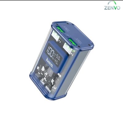 Hoco J105 10000mAh 22.5W Fast Charging Digital Display Power Bank – Blue_img_1