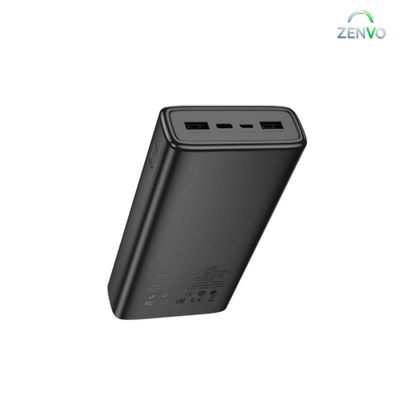 HOCO J144A 30000mAh Fast Charging Power Bank With Digital Led Display – Black_img_1