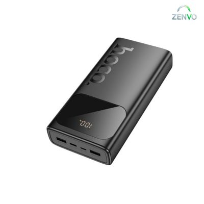 HOCO J144A 30000mAh Fast Charging Power Bank With Digital Led Display – Black_img_2