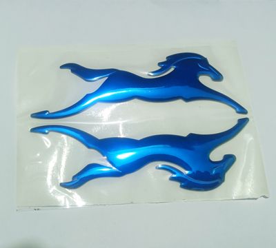 2PS TVS Apache Horse Side Badge Logo/Decal Model Emblem 3D Adhesive Both Side of Petrol Tank Monogram Sticker for Bikes_img_3