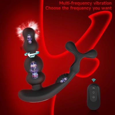 Vibration pull bead anal plug prostate massage remote control wearable charging anal lock sperm ring couple sex toys 18+_img_5
