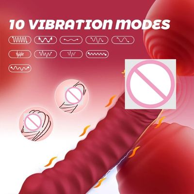 Electric massage glans shape stimulation G-spot heating vibration rod female silicone masturbation device adult sex toys product_img_5