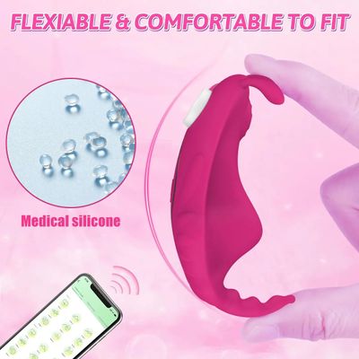 Wireless Bluetooth Control Clit Vibrator Magnetic Wearable Panty G Spot Stimulator Powerful Vibrating Pleasure Sex Toy for Women_img_1