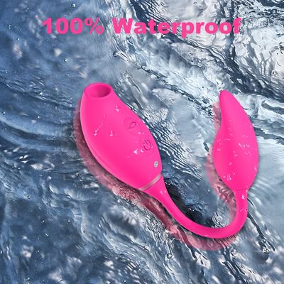 2 IN 1 Clitoral G Spot Sucking Vibrator with Vibrating Love Egg Oral Sex Clit Nipple Sucker Stimulator Vagina Sex Toys for Women_img_2