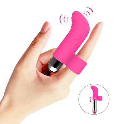 10 Speed Powerful Finger Vibrators Clitoral G Spot Mini Bullet Stimulator Rechargable Nipple Clit Masturbator Sex Toys for Women_img_0