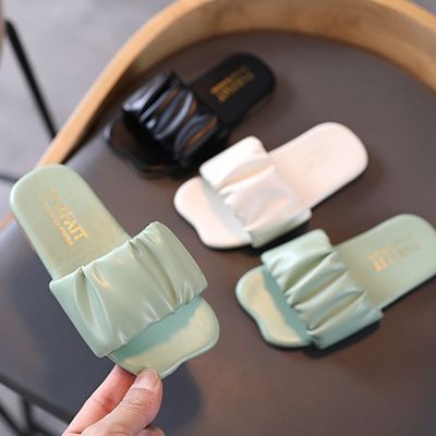 Kids Girls Summer Korean Slippers – Stylish Beach Sandals (3–8 years) for your baby's smile