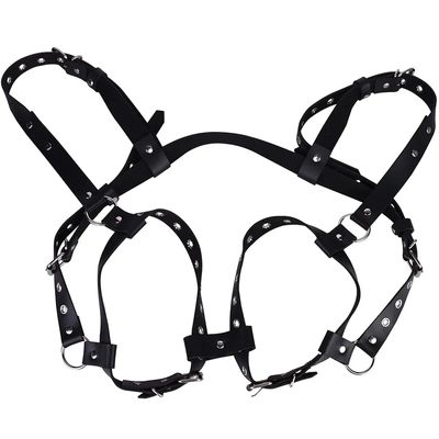 Sex Toys For Women Breast Bondage Belt BDSM Sex Product Couples Leather Punk Harness Corset Slave Breasts Adult Play Accessories_img_2