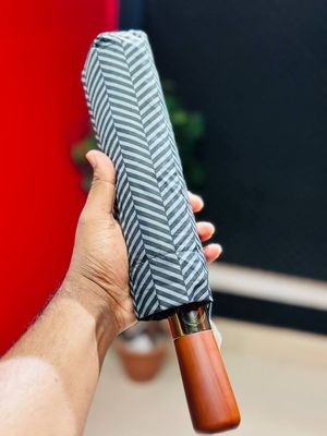 Premium 12-Ribs Automatic Open/Close Wood Handle Umbrella ._img_0