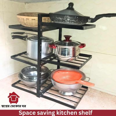 ফোল্ডিং কিচেন সেলফ