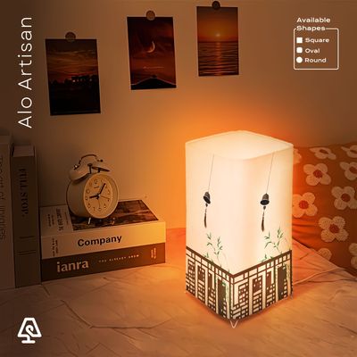 White Bell Theme Table Lamp_img_2