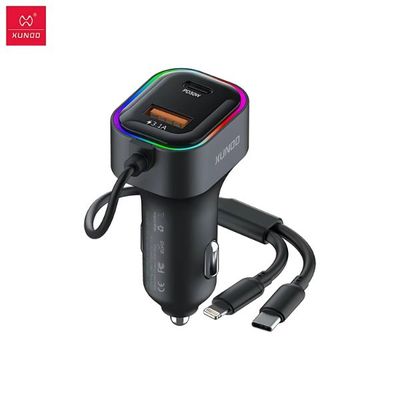 XUNDD XDCC‑007 230W 3‑Port Fast Car Charger_img_0
