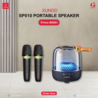 XUNDD SP010 Transparent Wireless Karaoke Speaker_img_0