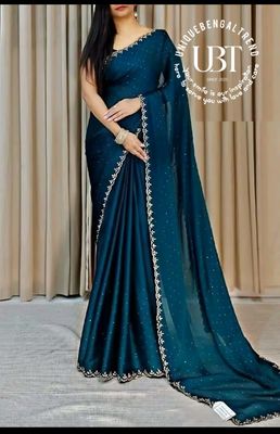 প্রিমিয়াম ওয়েটলেস জর্জেট শাড়ি_img_2