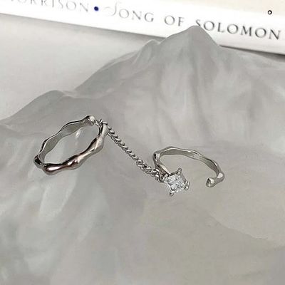 silver adjustable chain ring_img_1