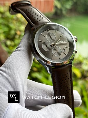 BOSS BROWN BELT GREY DIAL_img_0