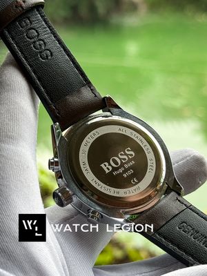 BOSS BROWN BELT GREY DIAL_img_4