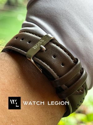 BOSS BROWN BELT GREY DIAL_img_5