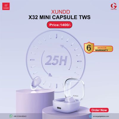 XUNDD X32 Mini Capsule TWS Earphone_img_0
