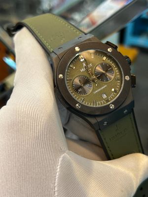 Hublot Classic Fusion Black Case Green Belt Green Dial V2_img_0
