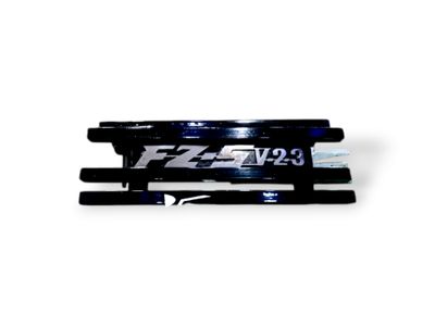 Premium 3D Logo Black Silencer Gourde For Yamaha Fzs All Model_img_0