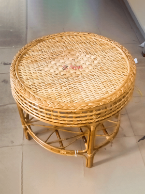 Rattan Table Round_img_0