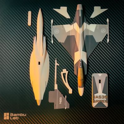 JAS39 GRIPEN Plane Kit Card_img_5