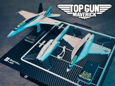 Top Gun Maverick F/A-18 Super Hornet – 3D Kit Card Model_img_0